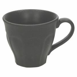 Macchiato cup 200 ml VULCANIA BLACK porcelain product photo