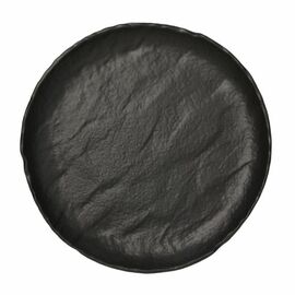 platter round VULCANIA BLACK Ø 310 mm porcelain product photo