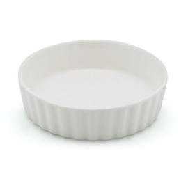 creme brulee bowl Ø 110 mm porcelain corrugated product photo
