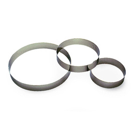 dessert ring mould Ø 80 mm H 35 mm stainless steel material thickness 6/10 product photo