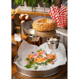 CLEARANCE | onion ring tower stainless steel H 175 mm product photo  S