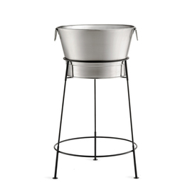 beverage tub 41.4 ltr stainless steel double-walled with stand product photo