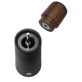 pepper mill|salt grinder STOCKHOLM | wood | porcelain walnut black H 168 mm product photo  S