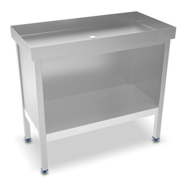 seafood table stainless steel | 1000 mm x 500 mm H 917 mm product photo