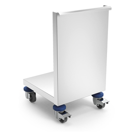 waste bin trolly | roller door made from stainless steel product photo