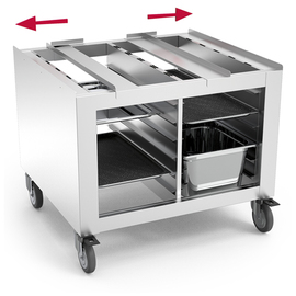 oven underframe wheeled | 832 mm x 750 mm H 700 mm product photo  S