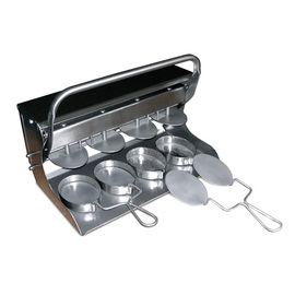 burger patty press with 4 oval moulds product photo