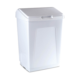 Plastic trash can 55 liters, white, 420 x 320 x H 600 product photo