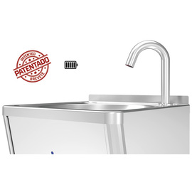 mobile hand wash basin temperature-adjustable | handling per sensor product photo  S