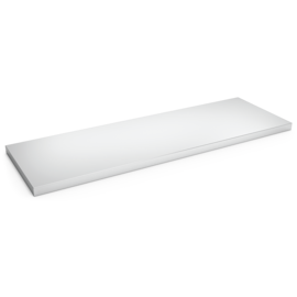 Stainless steel shelf for wall shelves 800x300x35 mm product photo