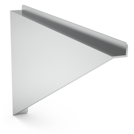 Downward bracket for wall shelf 265 x 20 x 200 mm, left product photo