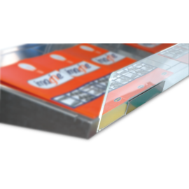 Transparent upstand for IMAGINE GN 1305x70 mm product photo