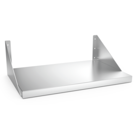 Special stainless steel wall shelf suitable for microwaves 590x388x200 mm product photo
