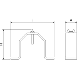 ham holder for table mounting product photo  S