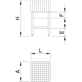 chopping block birch wood | 400 mm x 400 mm H 900 mm product photo  S