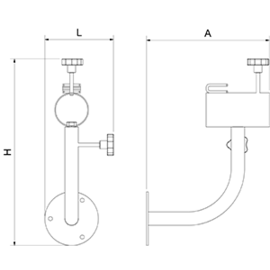 ham holder rotatable for wall mounting product photo  S
