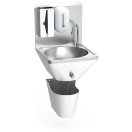 Integrated wall-mounted hand basin product photo
