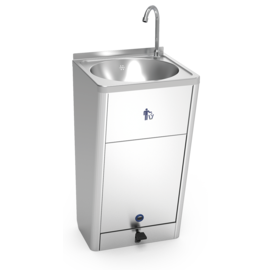 mobile hand wash basin | pump capacity 2 ltr / min | foot operation product photo