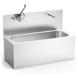 Surgical handwashing basin with mixer taps product photo