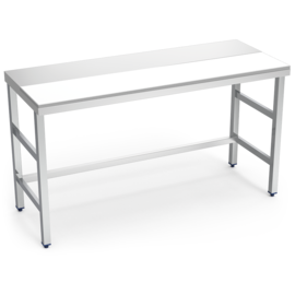Preparation table | White PE worktop | 1000 x 600 x H 850 mm product photo
