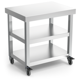 Rollhocker with 2 shelves | 705 mm x 505 mm H 730 mm product photo