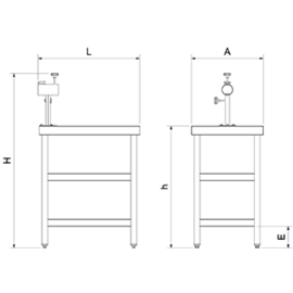 ham cutting table RT-3D product photo  S