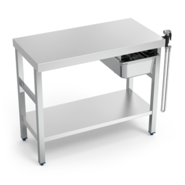 Seafood preparation table 1095 x 1000 x H 850 mm product photo