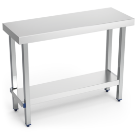 work table stainless steel foldable with ground floor | 1100 mm x 400 mm H 860 mm product photo