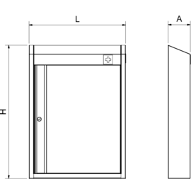 Stainless steel medicine cabinet product photo S