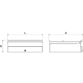 Drawer for standing desk product photo  S