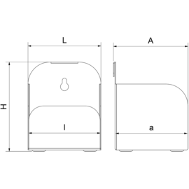 Table or wall mount for bottle of hydroalcoholic gel product photo  S
