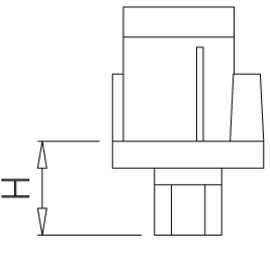 Height-adjustable feet for shelves product photo  S