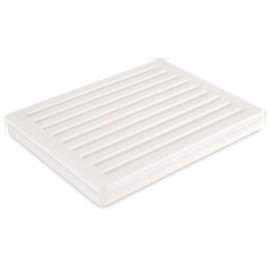 bread cutting board plastic white 350 mm x 250 mm x 40 mm product photo
