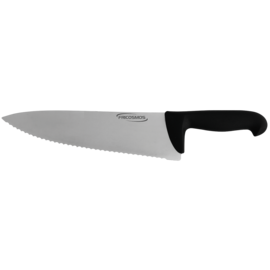 fish knife serrated | blade length 28 cm handle colour black product photo
