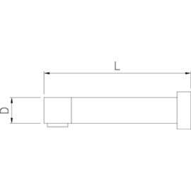 Electric wall-mounted tap (with battery and sensor) (cold water) product photo  S