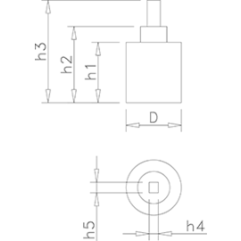 Shower head with long hose (for long reach) product photo S