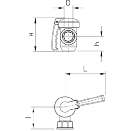 Drain valve 1 1/2" for containers product photo S