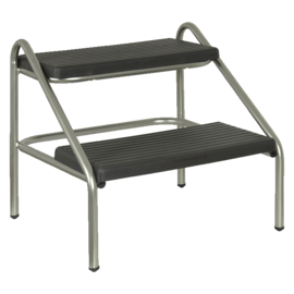 Stainless steel stepladder product photo