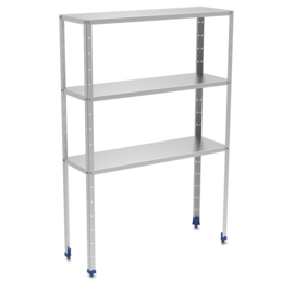 Basic shelf made of stainless steel with 3 shelves (0.8 mm) 800x500x1750 mm product photo