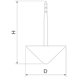 Imagine 3-tier stainless steel wall shelf 764 x 450 x H 860 mm product photo S
