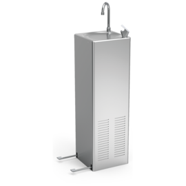 Cold+ cold water fountain with pedal control for tap and filling device product photo