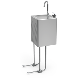 Pedal-operated cold water wall fountain Cold+ product photo