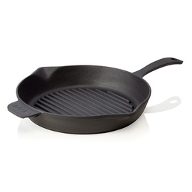 grill pan Ø 280 mm cast iron enamelled | 465 mm | long handle product photo