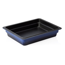 GN container GN 1/2 x 65 mm cast aluminium enamelled blue | suitable for induction product photo