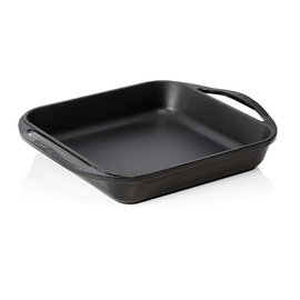 pan square cast iron enamelled black | 270 mm x 270 mm H 50 mm product photo