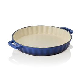 roasting pan | serving dish cast iron enamelled blue Ø 305 mm product photo