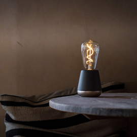 LED table lamp ONE SMART dark grey H 195 mm product photo  S