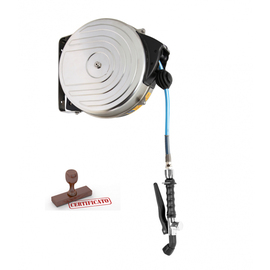 hose rewinder with oven rapidshower hose length 10 m | food-safe product photo