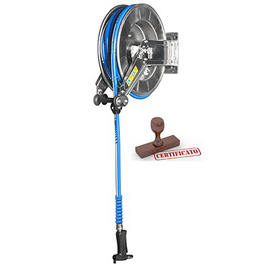 hose rewinder with nito gun hose length 15 m | food-safe product photo