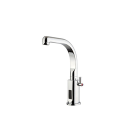 basin tap with sensor lateral mixing lever mains operation H 235 mm product photo
